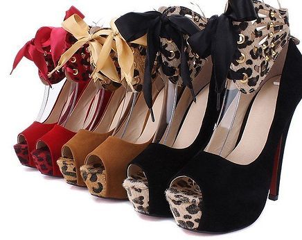 Sapato Peep Toe Com Fita Decorativa - 34 Ao 39